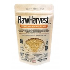  RawHarvest Himalayan Ginger Salt Coarse 12 oz 1 Pack 